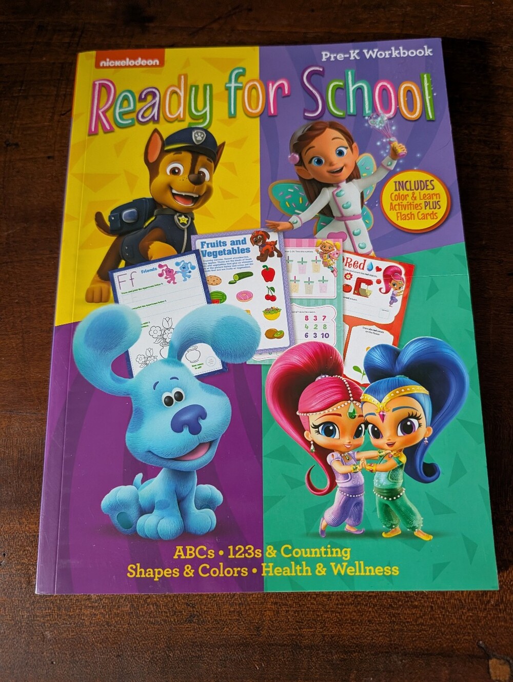 Nickelodeon Ready for School Pre-K Workbook